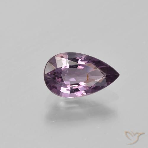 1.26ct Natürlicher gräulich-v Spinell, Birnenform, VS-SI