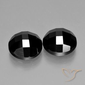 9.17 ct natürliche Schwarz Spinell-Edelsteine, Runden, Lichtundurchlässig
