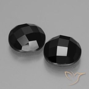 8.93 ct natürliche Schwarz Spinell-Edelsteine, Runden, Lichtundurchlässig