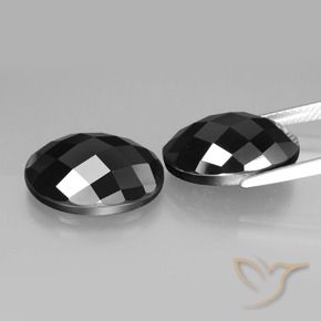 21.23 ct natürliche Schwarz Spinell-Edelsteine, Oval, Lichtundurchlässig
