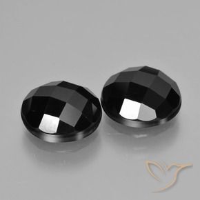 6.49 ct natürliche Schwarz Spinell-Edelsteine, Runden, Lichtundurchlässig