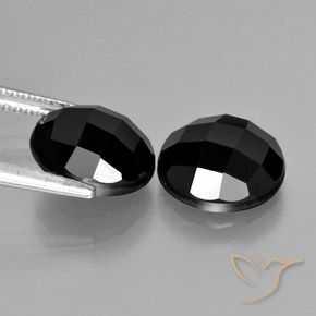 6.49 ct natürliche Schwarz Spinell-Edelsteine, Runden, Lichtundurchlässig