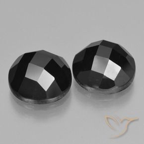 9.97 ct natürliche Schwarz Spinell-Edelsteine, Runden, Lichtundurchlässig