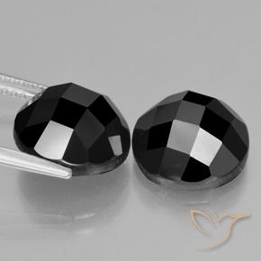 9.97 ct natürliche Schwarz Spinell-Edelsteine, Runden, Lichtundurchlässig