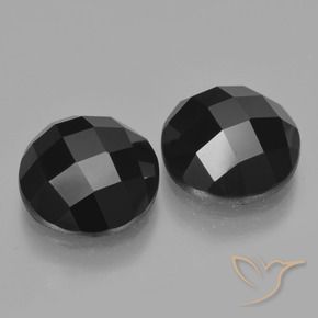 9.40 ct natürliche Schwarz Spinell-Edelsteine, Runden, Lichtundurchlässig
