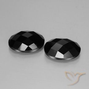 13.52 ct natürliche Schwarz Spinell-Edelsteine, Oval, Lichtundurchlässig