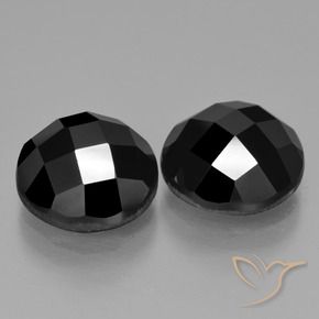 9.91 ct natürliche Schwarz Spinell-Edelsteine, Runden, Lichtundurchlässig