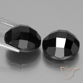 13.97 ct natürliche Schwarz Spinell-Edelsteine, Runden, Lichtundurchlässig