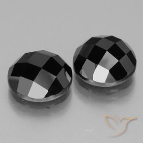 14.85 ct natürliche Schwarz Spinell-Edelsteine, Runden, Lichtundurchlässig