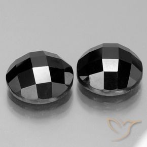 14.92 ct natürliche Schwarz Spinell-Edelsteine, Runden, Lichtundurchlässig