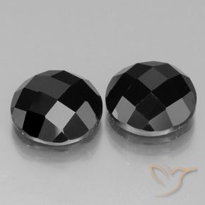 13.54 ct natürliche Schwarz Spinell-Edelsteine, Runden, Lichtundurchlässig