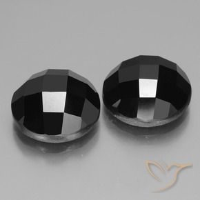 15.82 ct natürliche Schwarz Spinell-Edelsteine, Runden, Lichtundurchlässig
