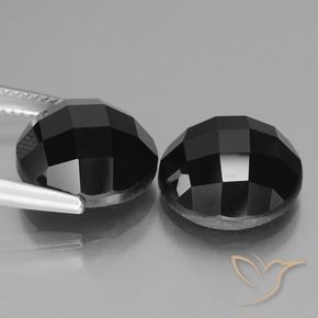 15.82 ct natürliche Schwarz Spinell-Edelsteine, Runden, Lichtundurchlässig