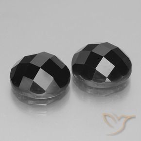 14.47 ct natürliche Schwarz Spinell-Edelsteine, Runden, Lichtundurchlässig