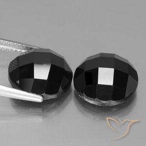 14.18 ct natürliche Schwarz Spinell-Edelsteine, Runden, Lichtundurchlässig