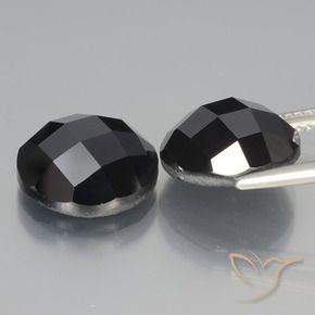 14.23 ct natürliche Schwarz Spinell-Edelsteine, Runden, Lichtundurchlässig