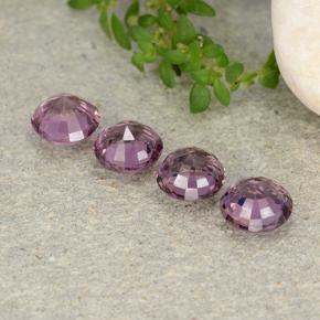 2,32 ct natürliche purpurfarbener Spinell-Edelsteine, Rundschliff, VVS-VS