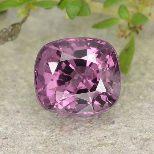 1.26ct Natürlicher Mittelviolett Spinell, Kissen, VVS-VS