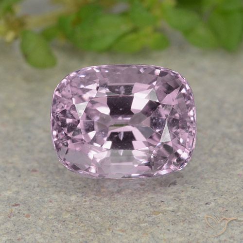 1.66ct Natürlicher helllila- Spinell, Kissen, VS, Photo A