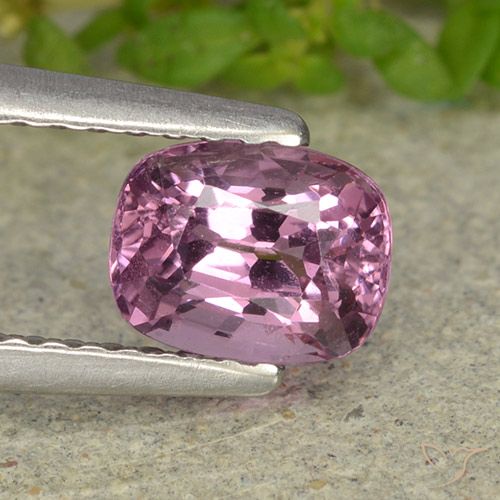 0.98ct Natürlicher helllila- Spinell, Kissen, VVS-VS, Photo A