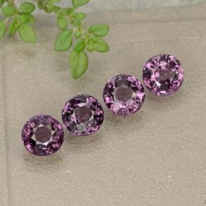 2,24 ct natürliche violetter Spinell-Edelsteine, Rundschliff, VVS-VS