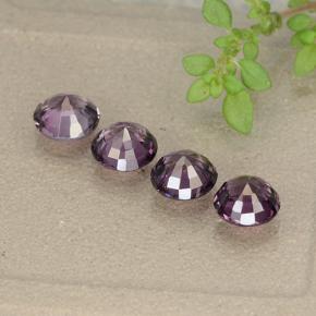 2,24 ct natürliche violetter Spinell-Edelsteine, Rundschliff, VVS-VS