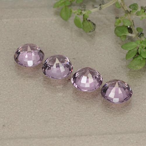 2,38 ct natürliche purpurfarbener Spinell-Edelsteine, Rundschliff, VVS-VS