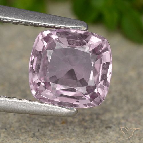1.39ct Natürlicher Sehr helles Rosa-Lila Spinell, Kissen, VS