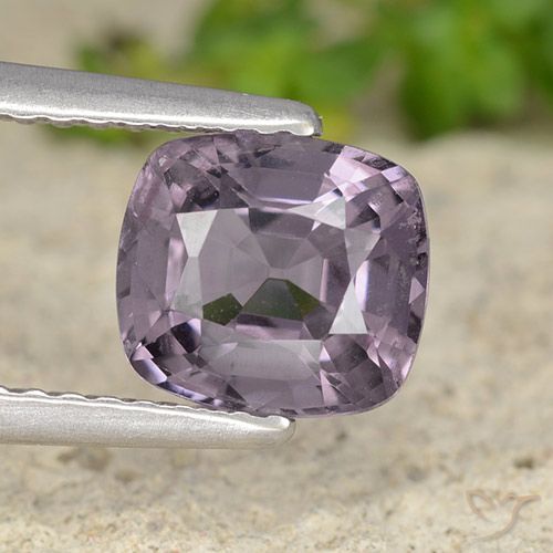 1.60ct Natürlicher Mittelviolett Spinell, Kissen, VVS-VS
