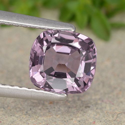 1.27ct Natürlicher helllila- Spinell, Kissen, VVS