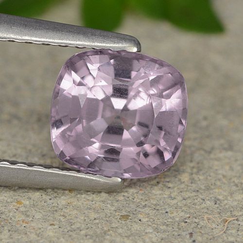 1.46ct Natürlicher Grau Rosa Lila Spinell, Kissen, VVS