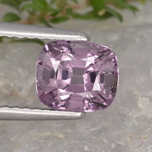 1.43ct Natürlicher Helle Traube Lila-Rosa Spinell, Kissen, VVS