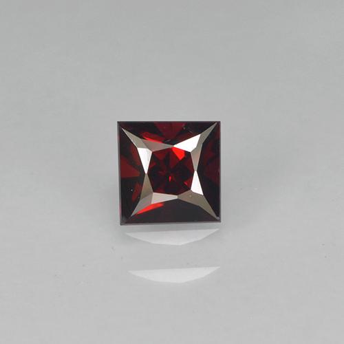0,35 ctw natürlicher roter Spinell, Quadrat, VVS-VS
