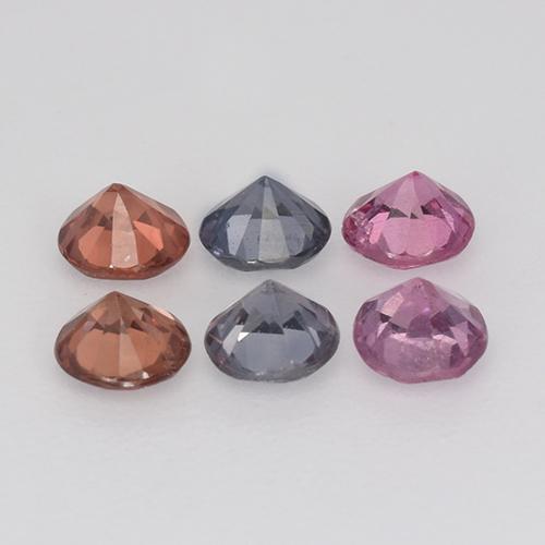 1,01 ct natürliche mehrfarbiger Spinell-Edelsteine, Rundschliff, VS