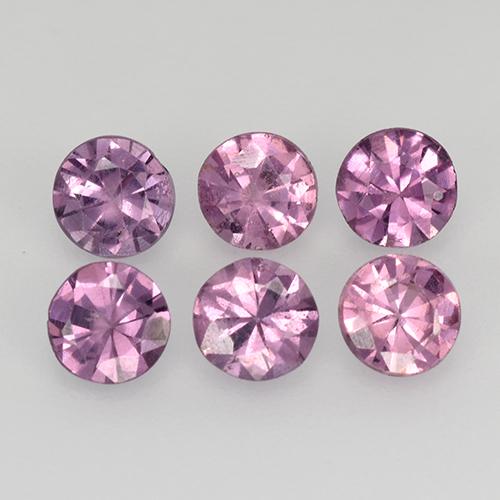 1,17 ct natürliche purpurfarbener Spinell-Edelsteine, Rundschliff, VS