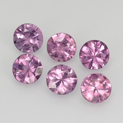 1,17 ct natürliche purpurfarbener Spinell-Edelsteine, Rundschliff, VS