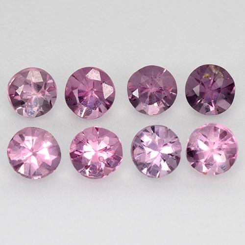 1,27 ct natürliche purpurfarbener Spinell-Edelsteine, Rundschliff, VS