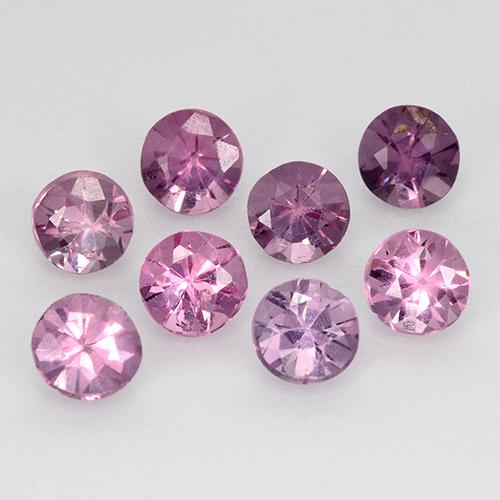 1,27 ct natürliche purpurfarbener Spinell-Edelsteine, Rundschliff, VS