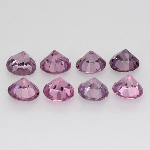 1,27 ct natürliche purpurfarbener Spinell-Edelsteine, Rundschliff, VS