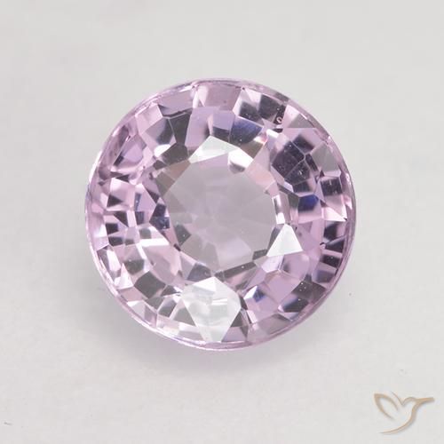 0.64ct Natürlicher Sehr helles Lila Spinell, Runden, VVS-VS, Photo A
