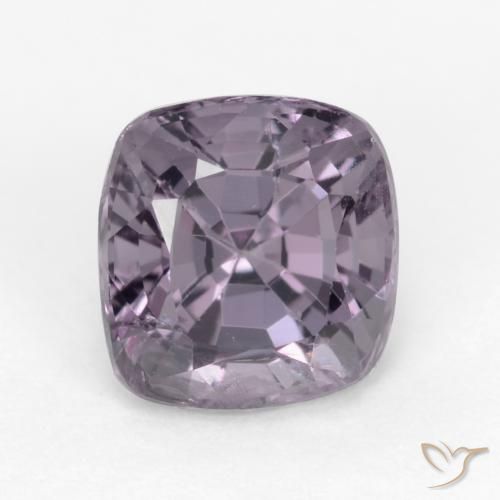 1.38ct Natürlicher gräulich-v Spinell, Kissen, VS