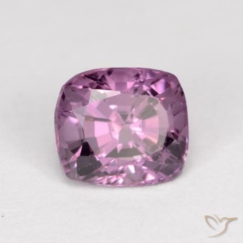 0.87ct Natürlicher Mittelviolett Spinell, Kissen, VS-SI