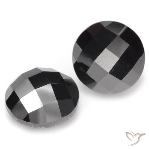 14.62 ct natürliche Schwarz Spinell-Edelsteine, Runden, Lichtundurchlässig