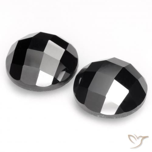 14.62 ct natürliche Schwarz Spinell-Edelsteine, Runden, Lichtundurchlässig