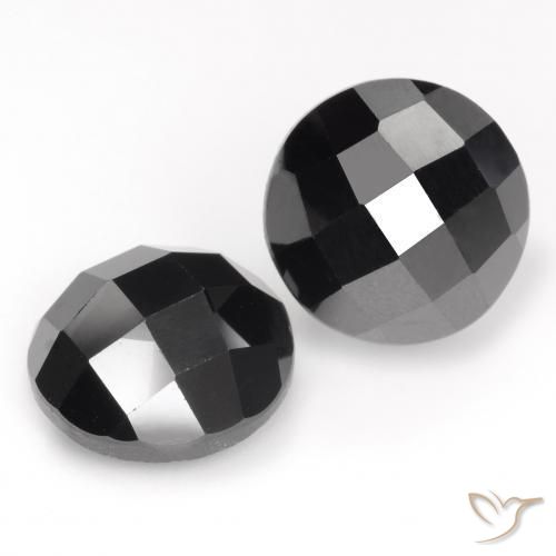14.60 ct natürliche Schwarz Spinell-Edelsteine, Runden, Lichtundurchlässig