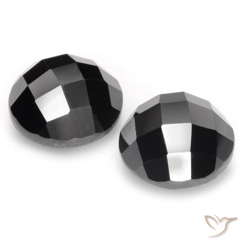 14.60 ct natürliche Schwarz Spinell-Edelsteine, Runden, Lichtundurchlässig
