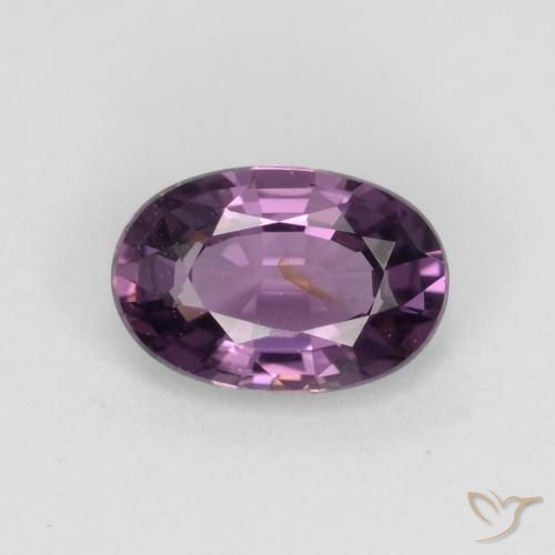 0.55ct Natürlicher tiefviolett Spinell, Oval, VS-SI