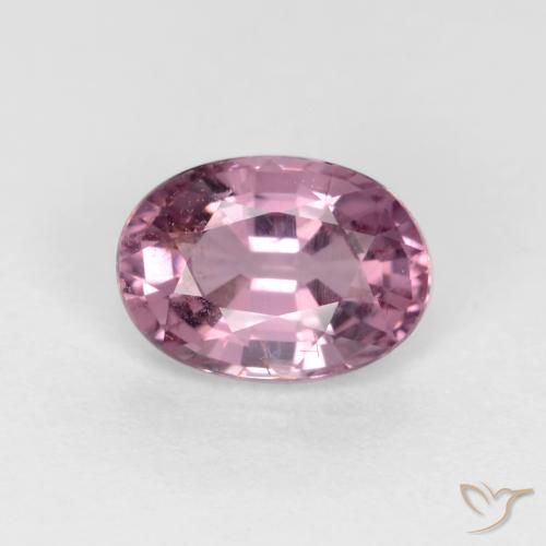 0.59ct Natürlicher Helles rötliches Lila Spinell, Oval, VS