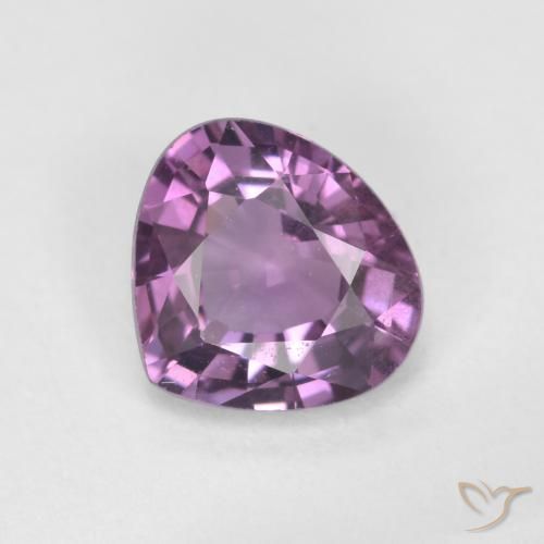 0.68ct Natürlicher dunkellila Spinell, Birnenform, VS, Photo A