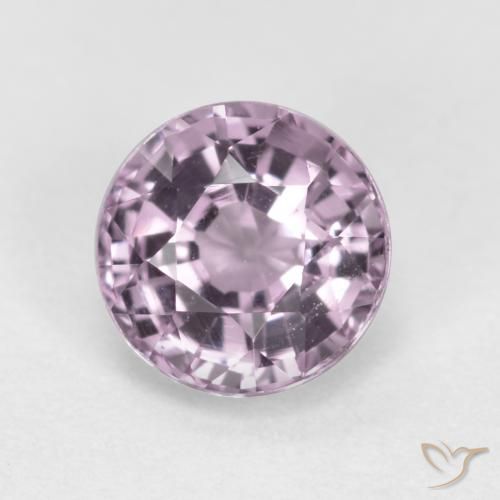 0.63ct Natürlicher Grau Rosa Lila Spinell, Runden, VS
